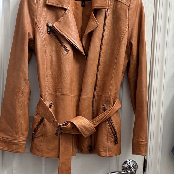 Banana Republic Lamb Leather Jacket - Picture 7 of 11